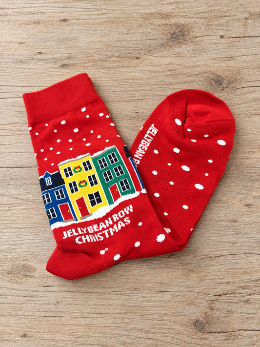 Rowhouse Christmas Socks Ladies Sz 9-11