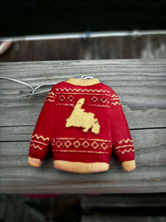 Newfoundland Christmas Sweater Ornament