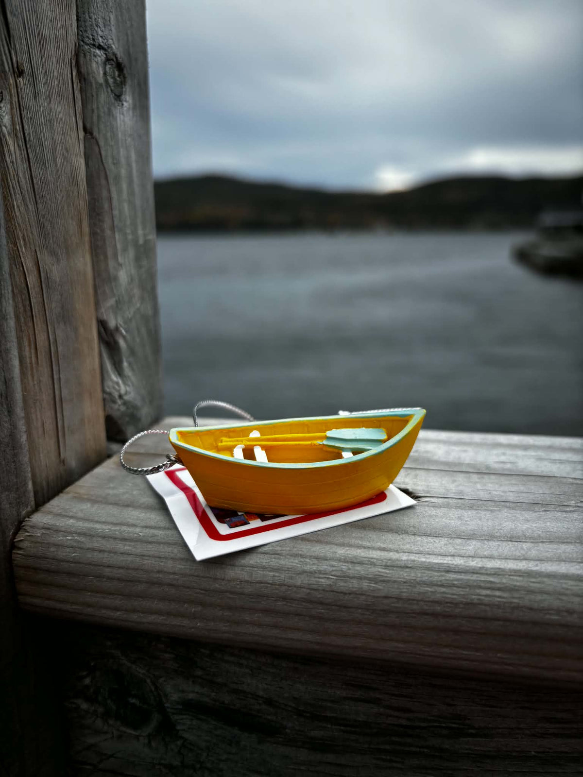 Dory Boat Christmas Ornament