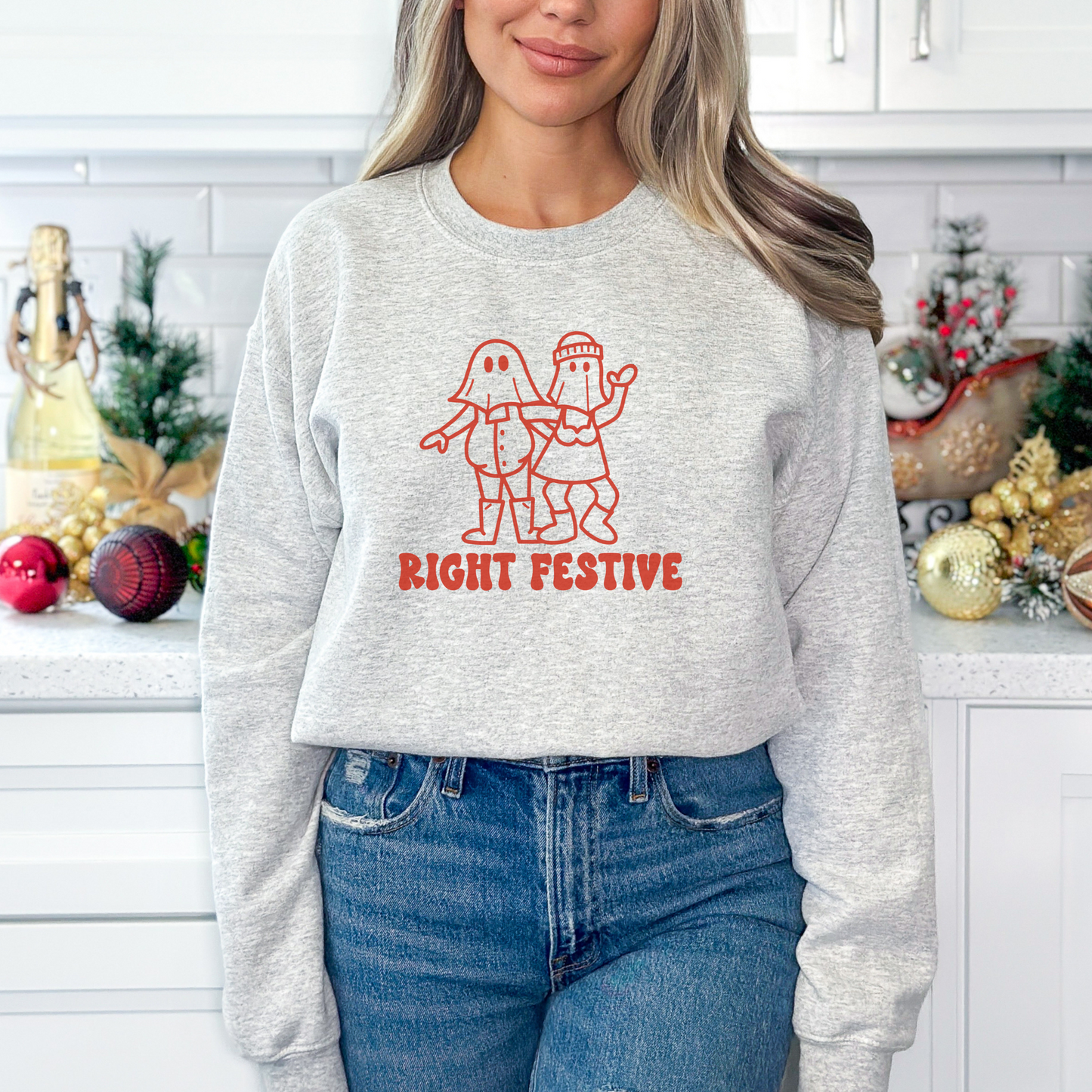 Right Festive Mummer Crewneck Sweatshirt