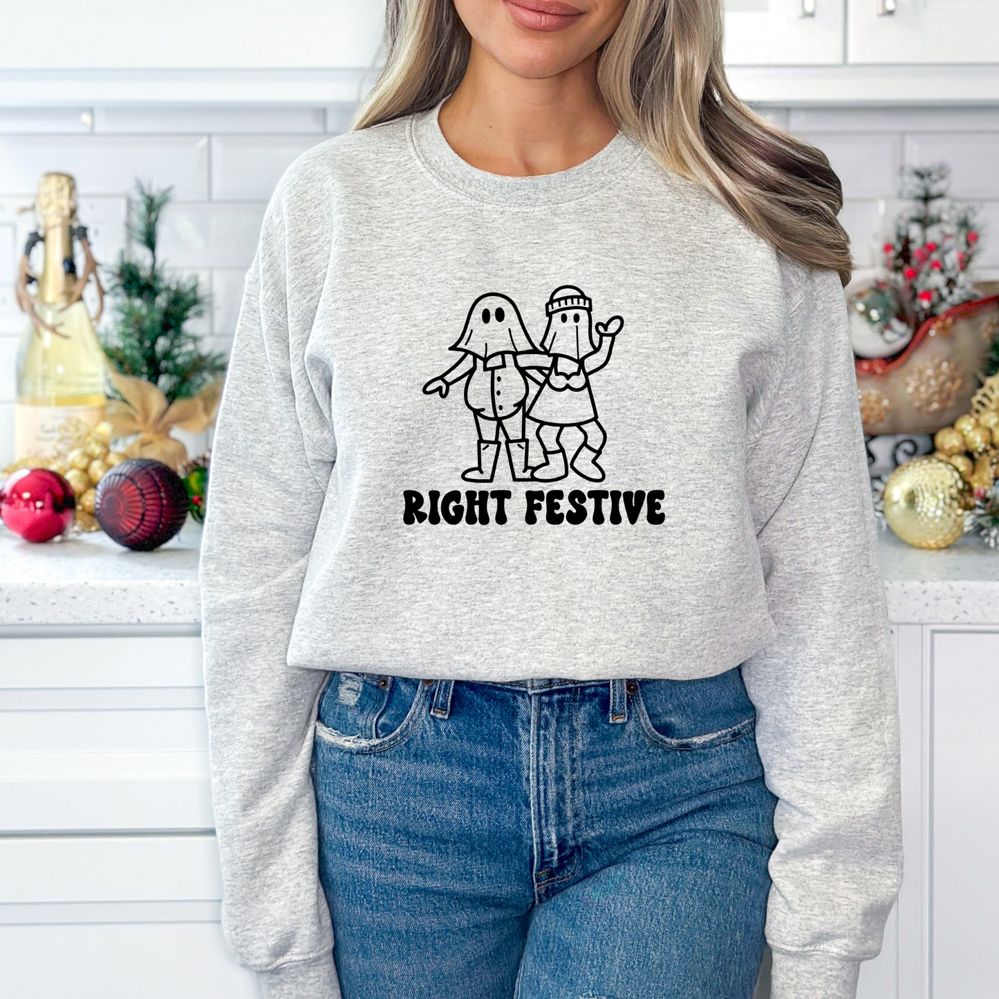 Right Festive Mummer Crewneck Sweatshirt