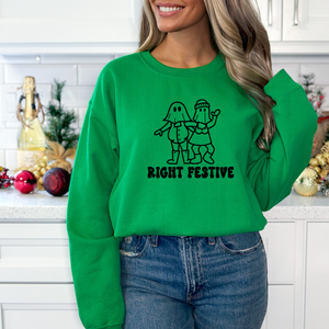 Right Festive Mummer Crewneck Sweatshirt
