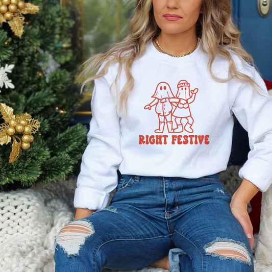 Right Festive Mummer Crewneck Sweatshirt