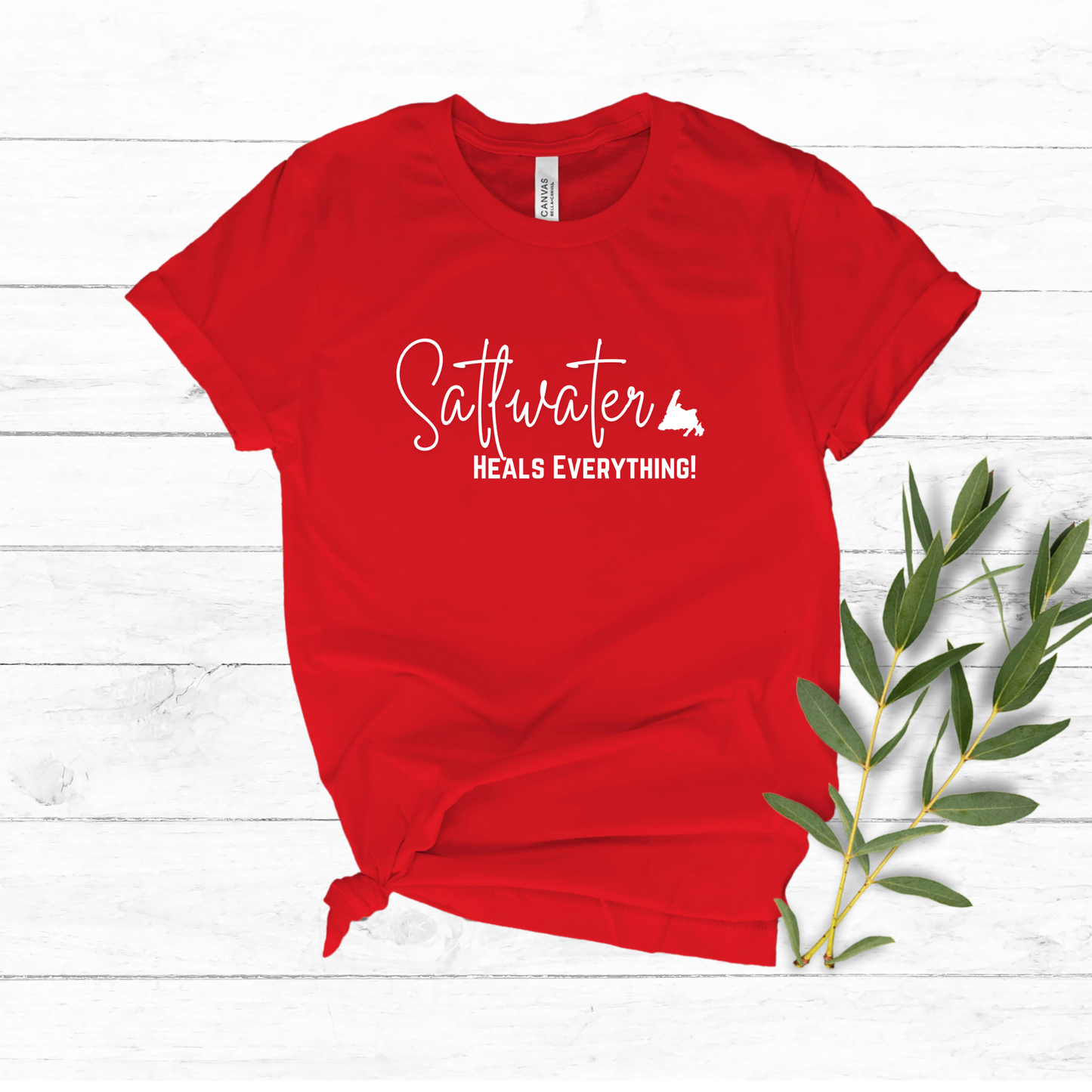 Saltwater Heals Everything T-shirt