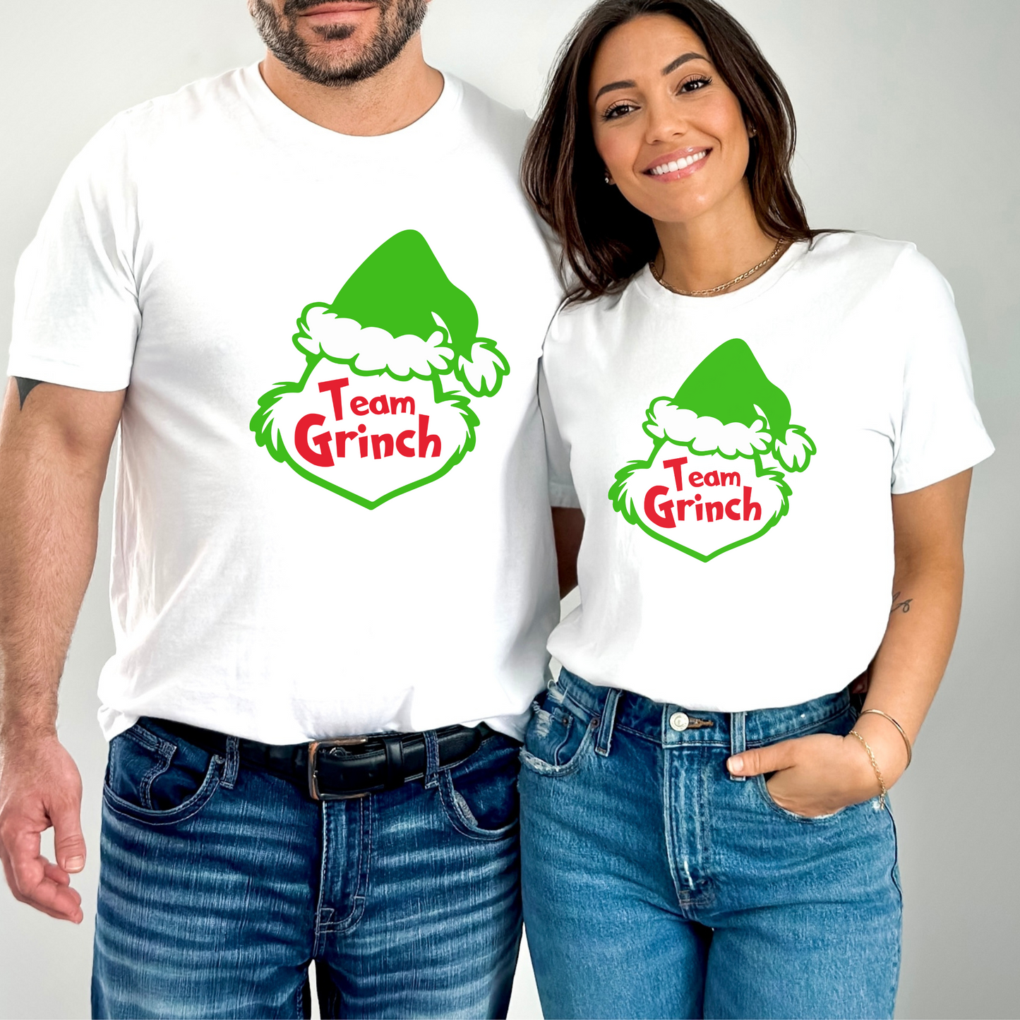 Team Grinch Matching Tshirts S-2XL