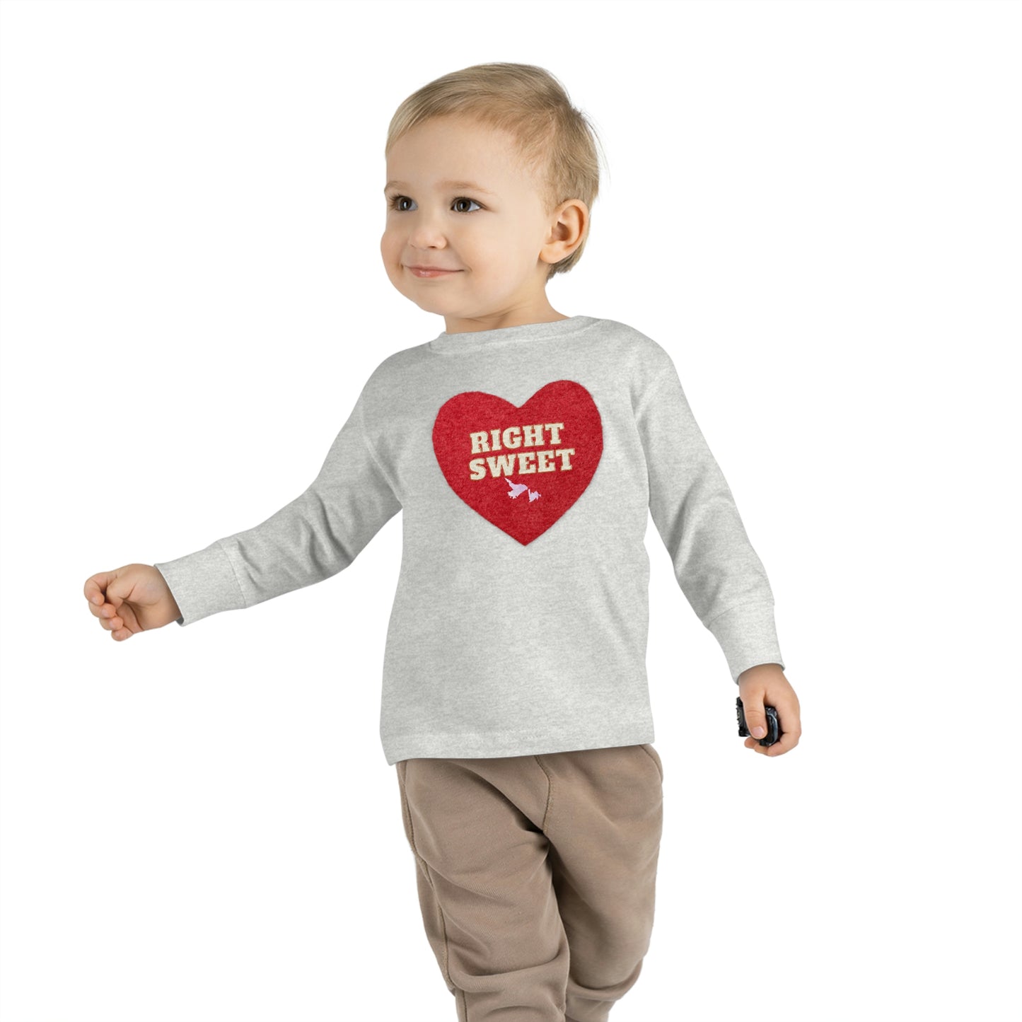 Right Sweet Toddler Long Sleeve Tee 4 Colors / 2T-6T