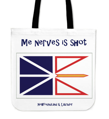 Me nerves is shot Newfoundland Tote Bag - PP.11942228