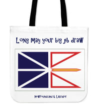 Load image into Gallery viewer, Long may your big jib draw Newfoundland tote bag - PP.11942242