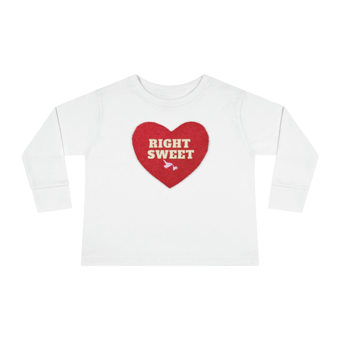 Right Sweet Toddler Long Sleeve Tee 4 Colors / 2T-6T