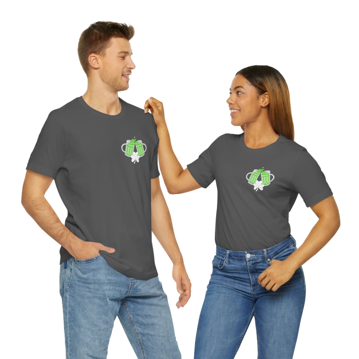 Fueled by beer & shenanigans St. Patrick's Day T-shirt Double sided S-3XL 7 Colors