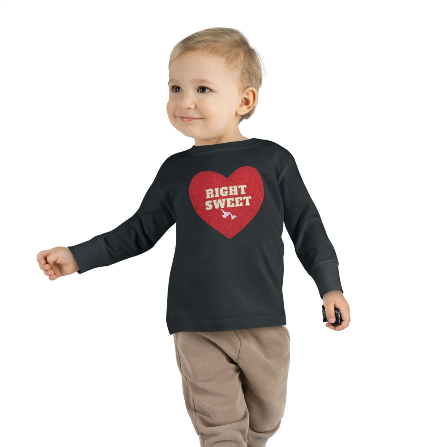 Right Sweet Toddler Long Sleeve Tee 4 Colors / 2T-6T