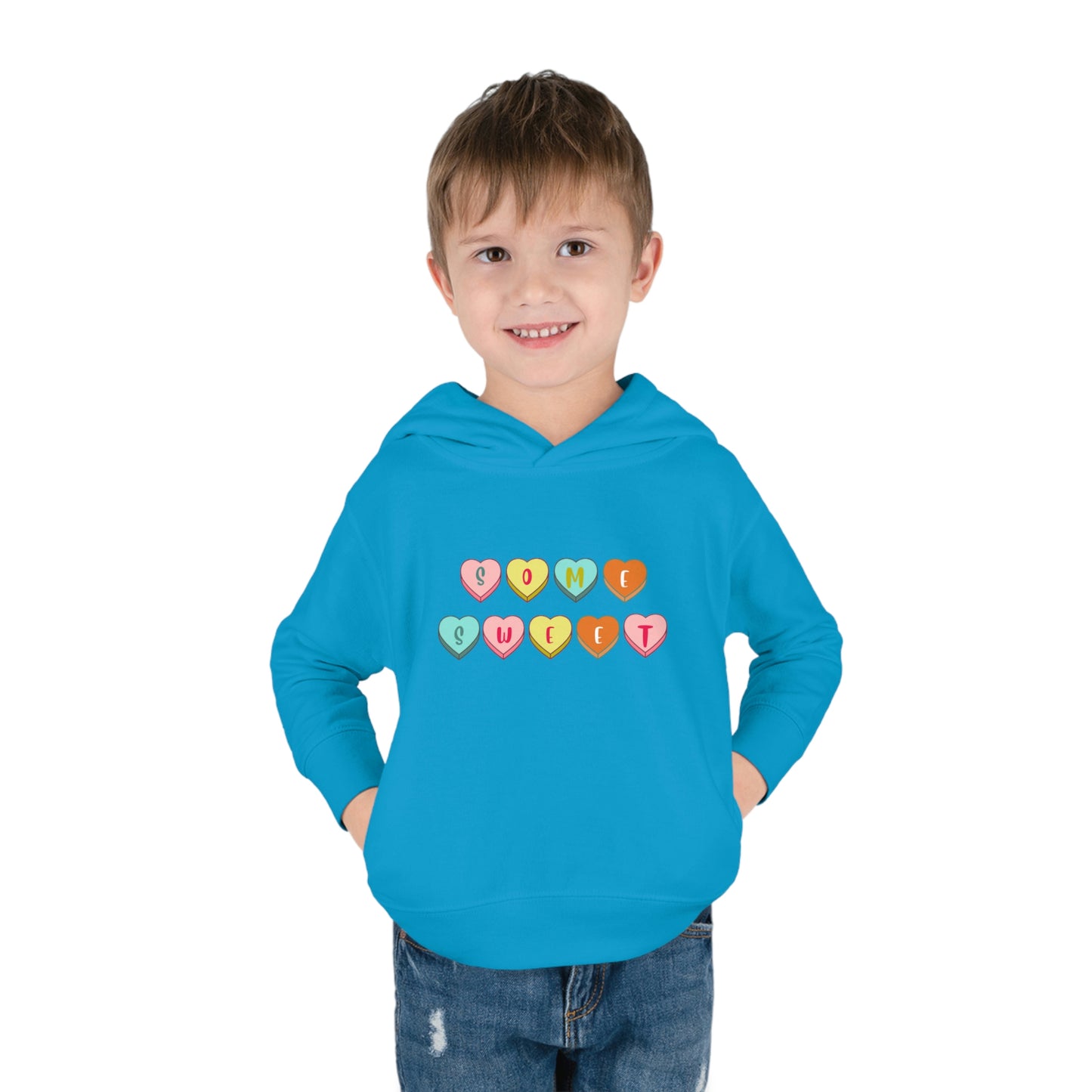 Some Sweet Valentine's Day Toddler Fleece Hoodie Size 2T - 6 - 6 Colors