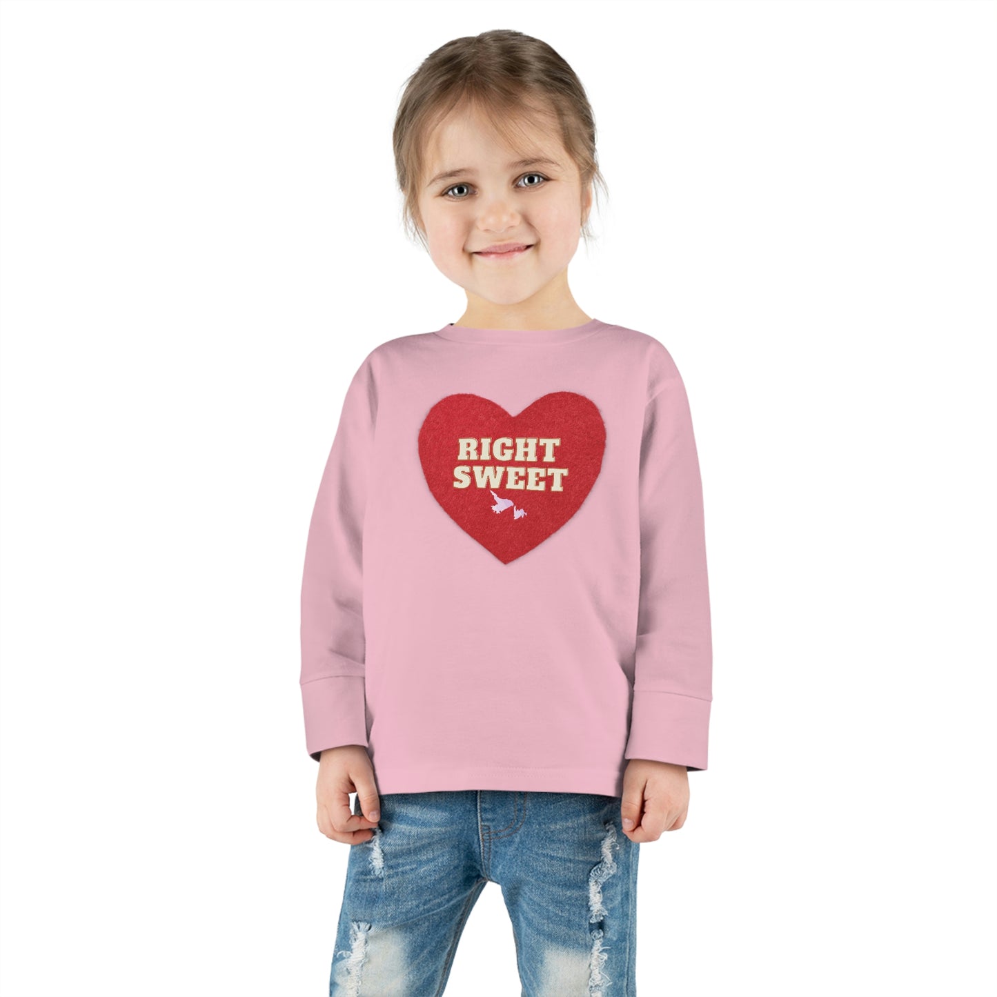 Right Sweet Toddler Long Sleeve Tee 4 Colors / 2T-6T