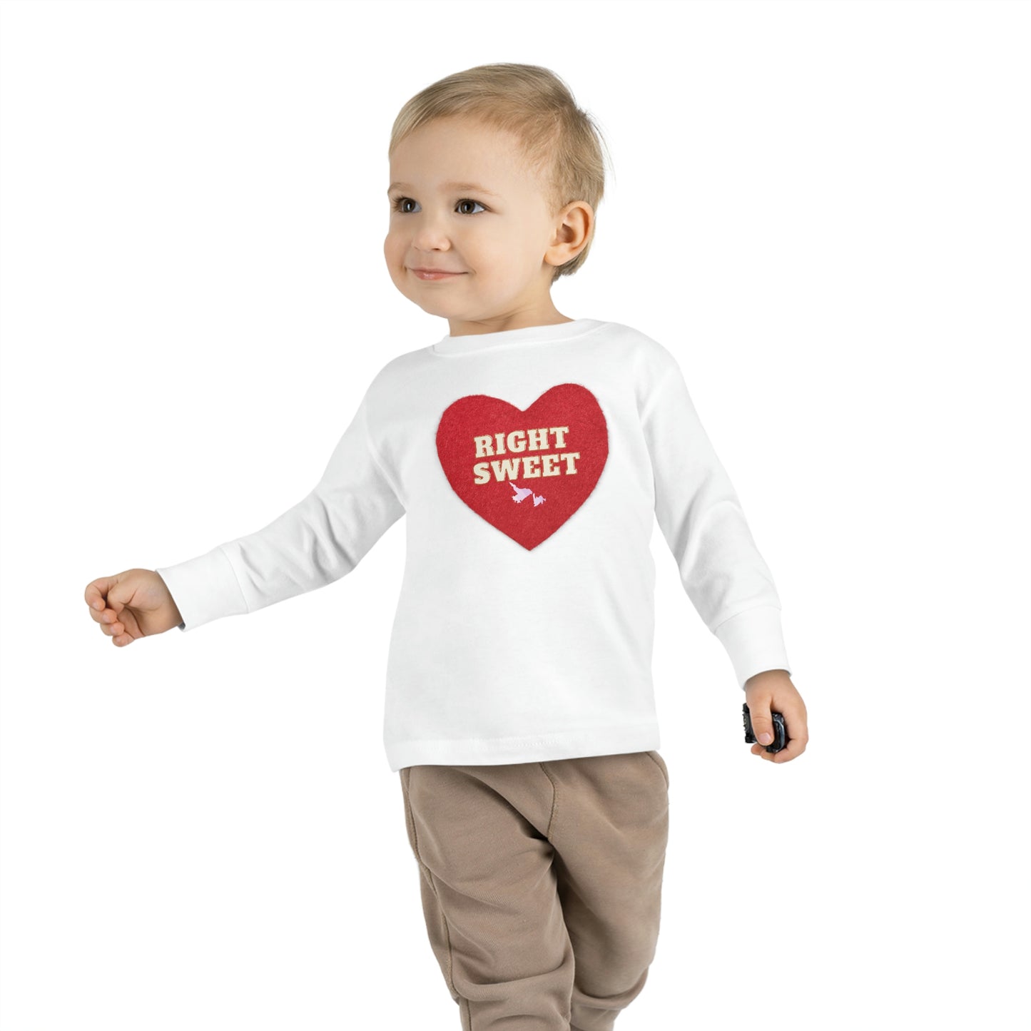 Right Sweet Toddler Long Sleeve Tee 4 Colors / 2T-6T