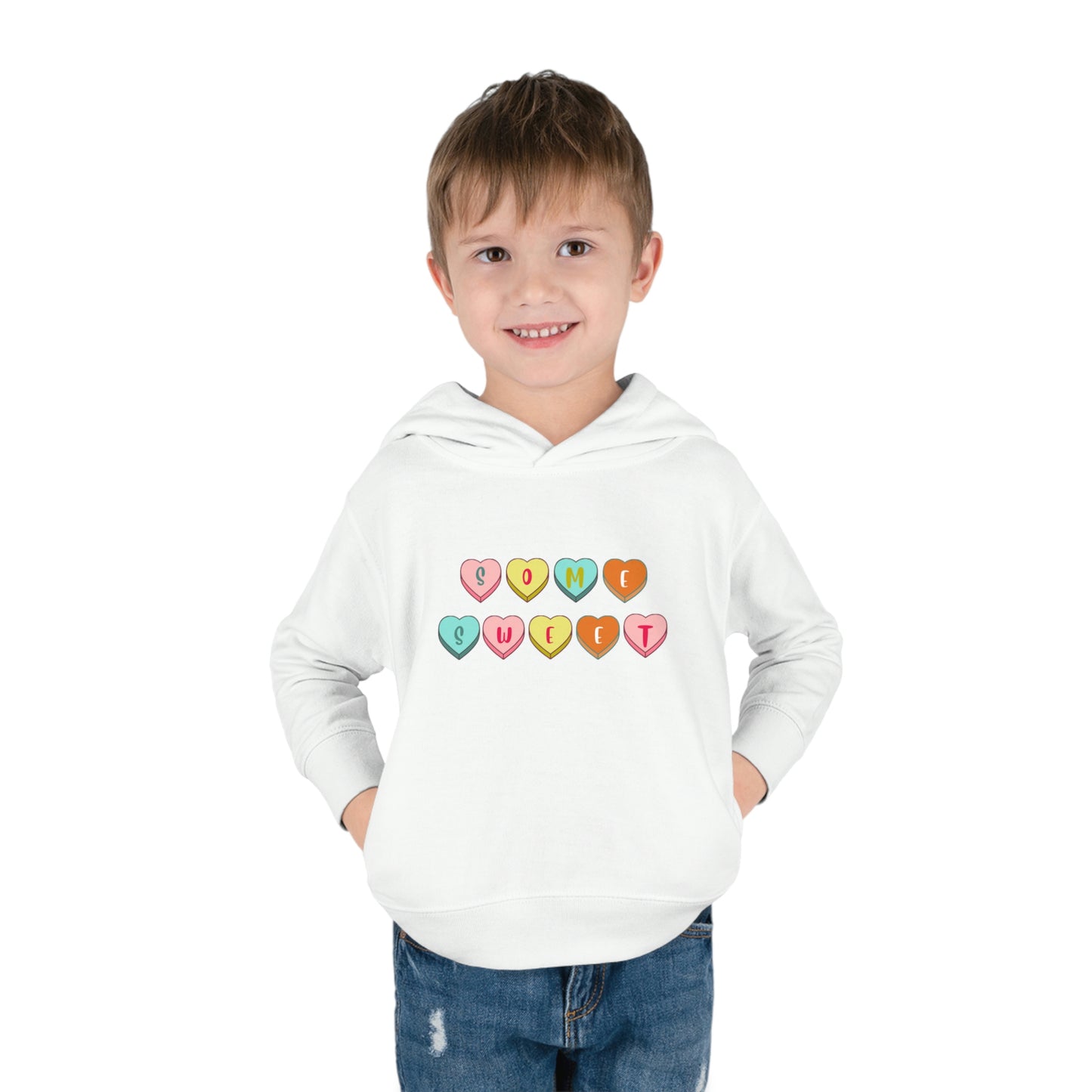 Some Sweet Valentine's Day Toddler Fleece Hoodie Size 2T - 6 - 6 Colors