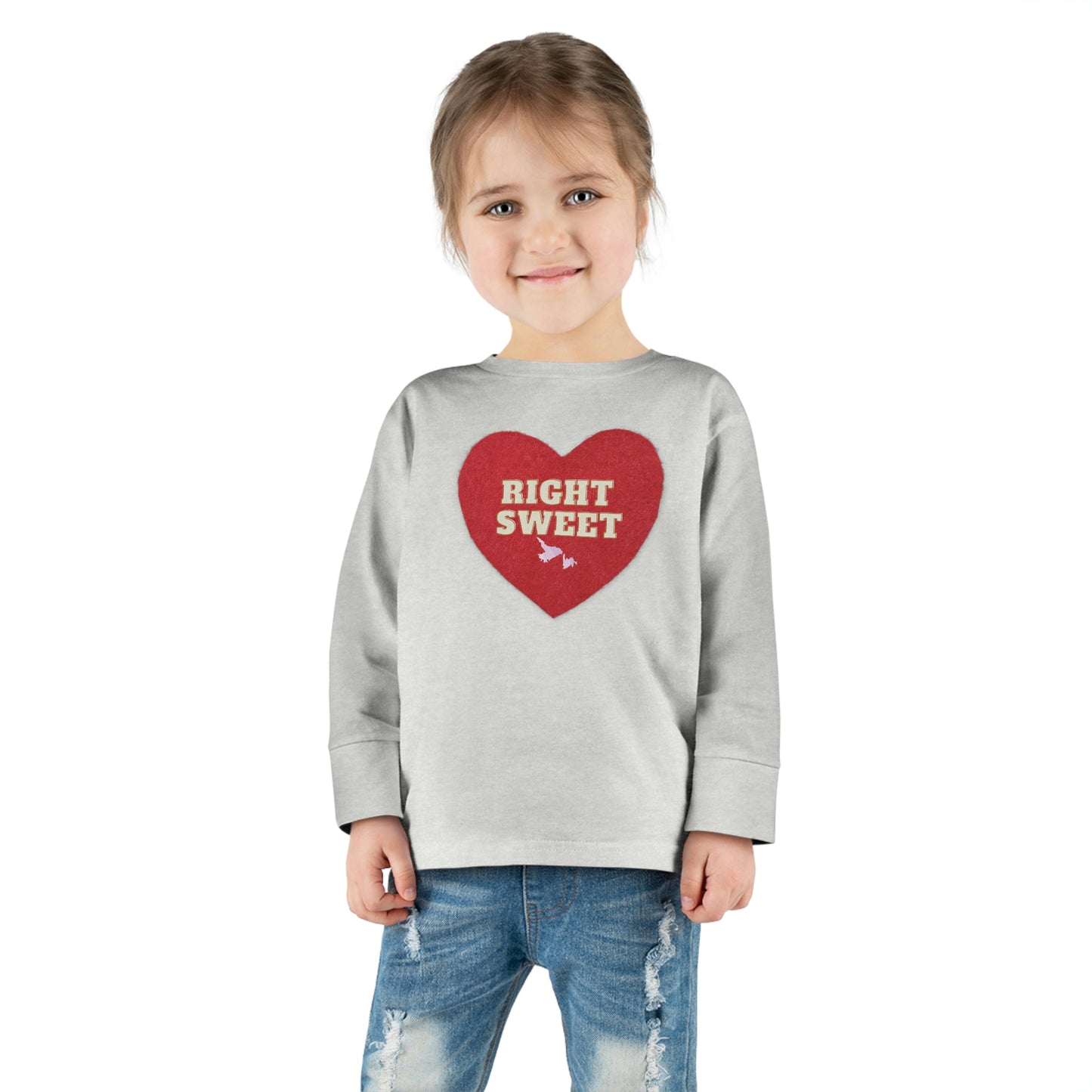 Right Sweet Toddler Long Sleeve Tee 4 Colors / 2T-6T