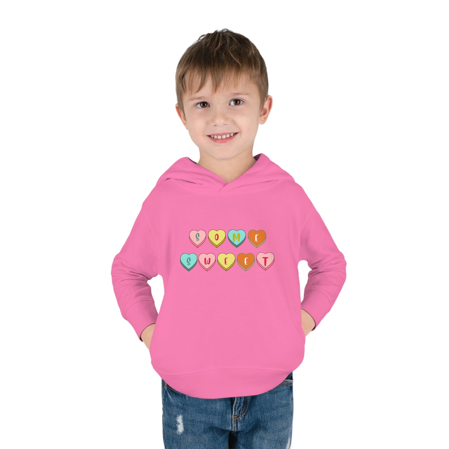 Some Sweet Valentine's Day Toddler Fleece Hoodie Size 2T - 6 - 6 Colors