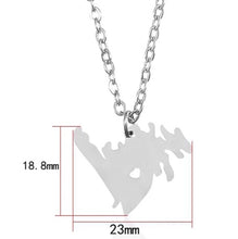 Load image into Gallery viewer, Heart of Newfoundland Pendant &amp; Chain - Silver, Rose Gold &amp; Gold tone