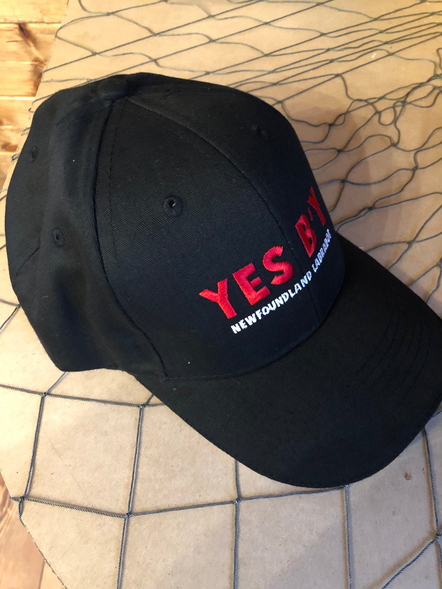 Yes B’y Black Baseball Cap