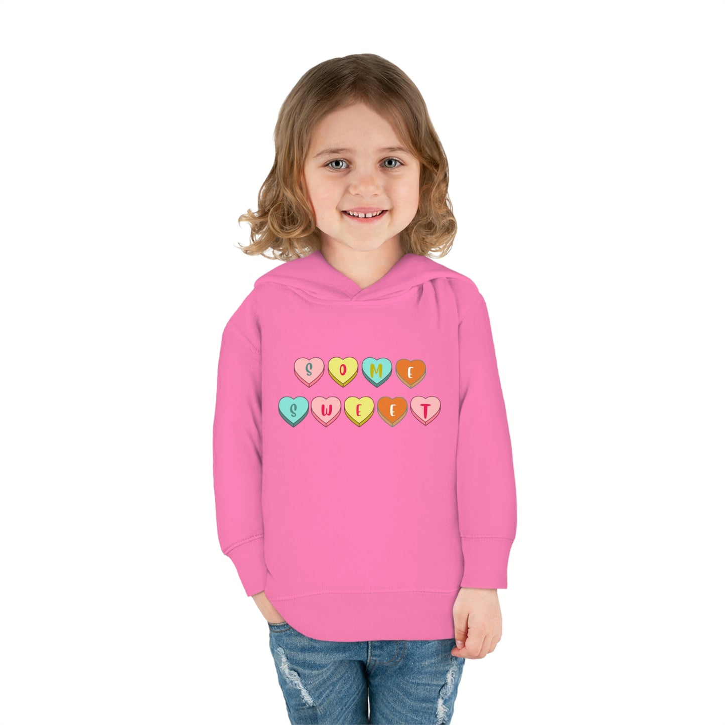 Some Sweet Valentine's Day Toddler Fleece Hoodie Size 2T - 6 - 6 Colors