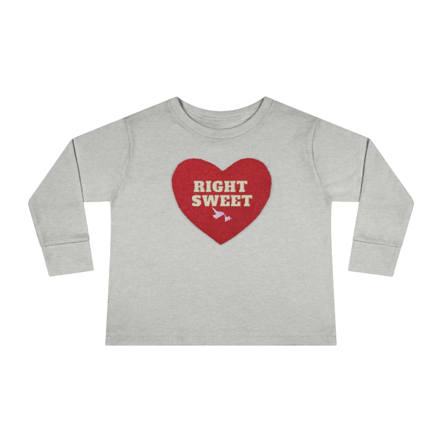 Right Sweet Toddler Long Sleeve Tee 4 Colors / 2T-6T