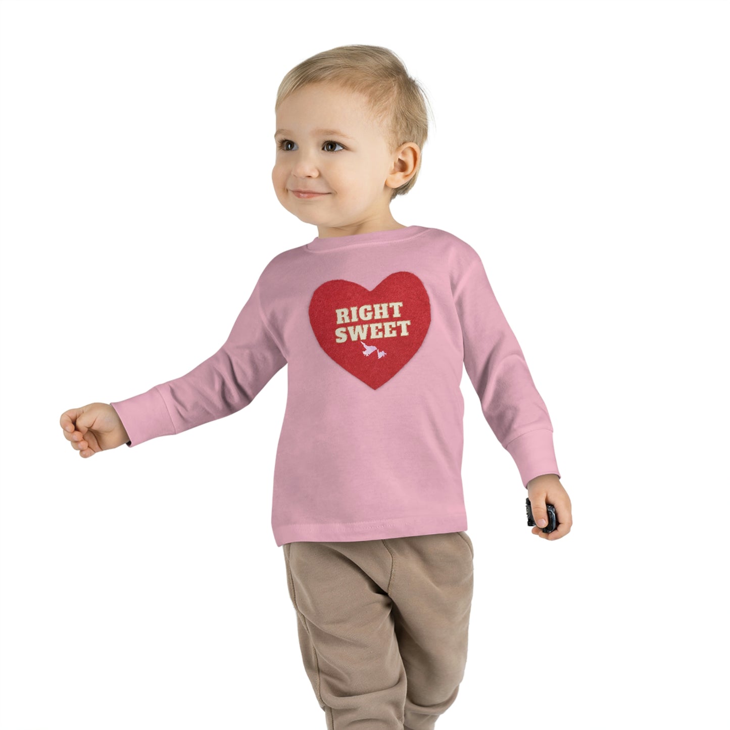 Right Sweet Toddler Long Sleeve Tee 4 Colors / 2T-6T