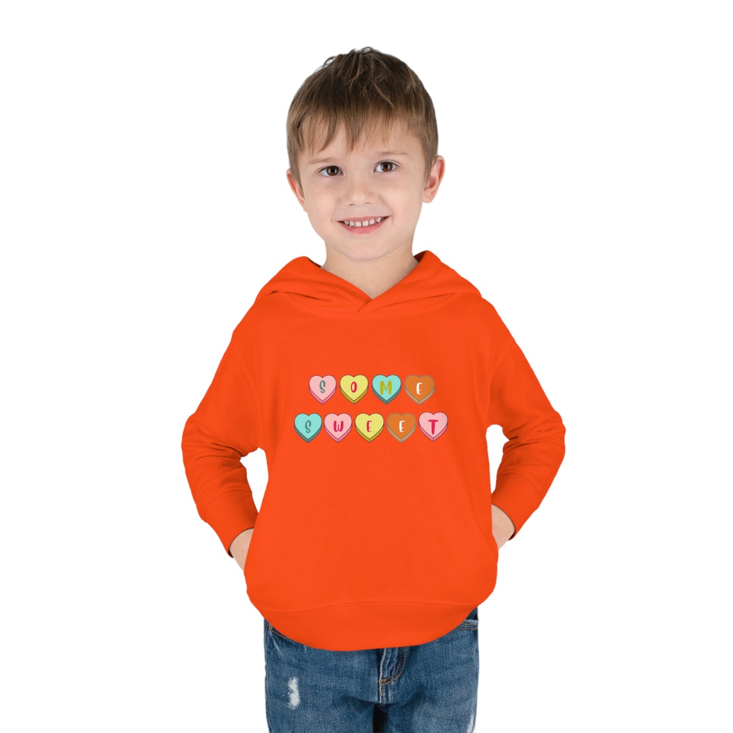 Some Sweet Valentine's Day Toddler Fleece Hoodie Size 2T - 6 - 6 Colors