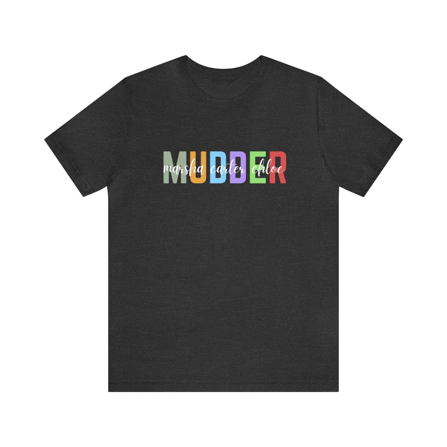 Mudder Personalized T-Shirt with Children's Names