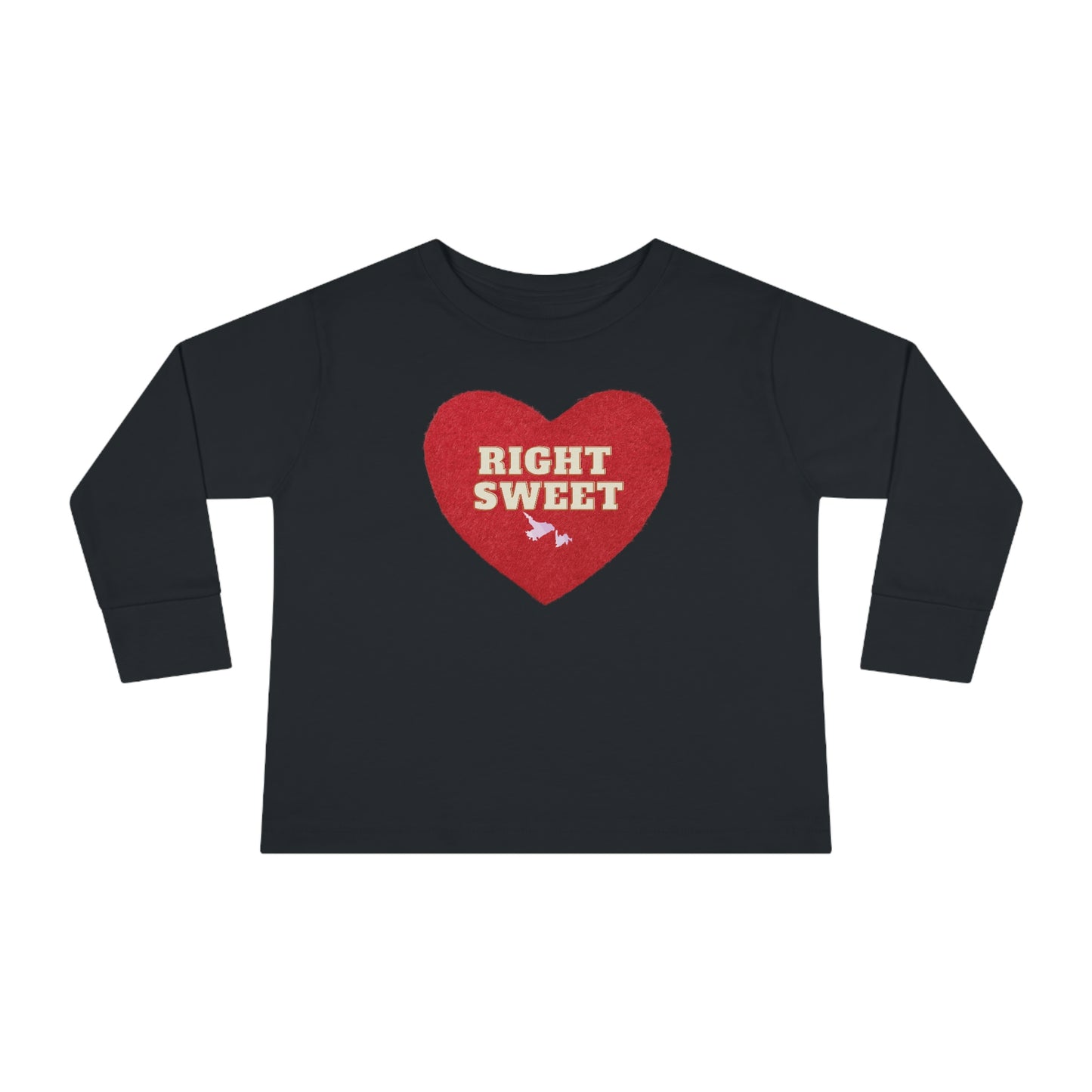 Right Sweet Toddler Long Sleeve Tee 4 Colors / 2T-6T