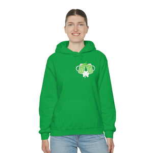 Fueled by Beer & Shenanigans Double Printed Hooded Sweatshirt S- 2XL