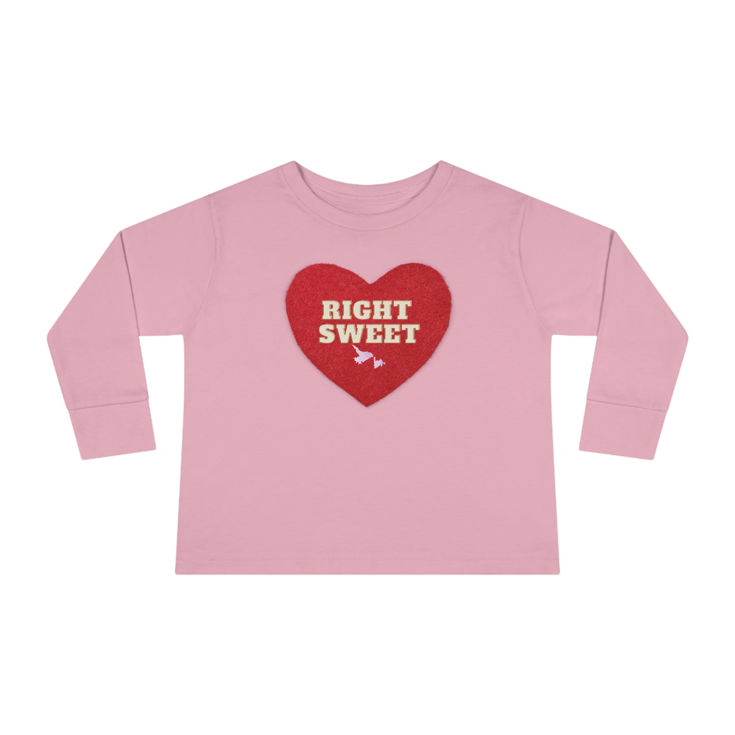 Right Sweet Toddler Long Sleeve Tee 4 Colors / 2T-6T