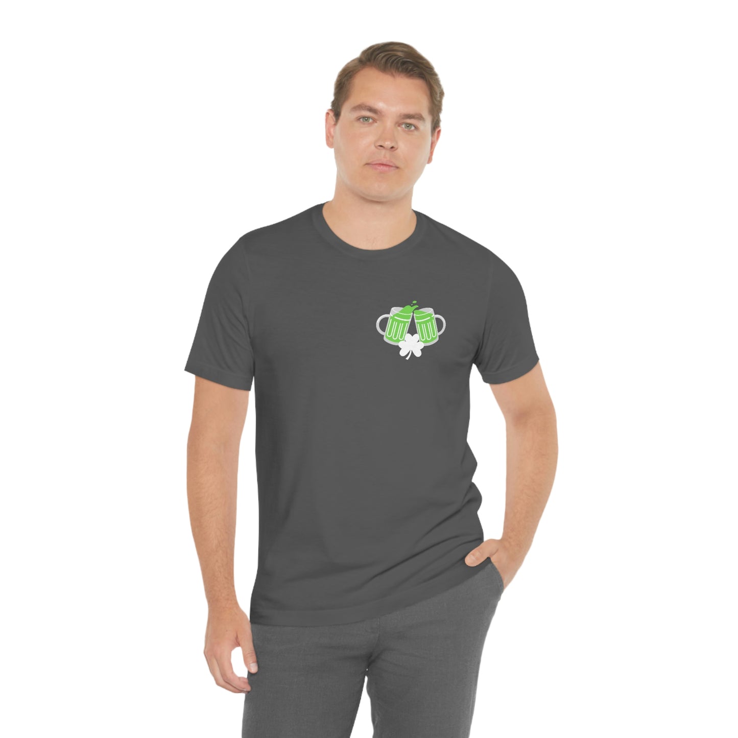 Fueled by beer & shenanigans St. Patrick's Day T-shirt Double sided S-3XL 7 Colors