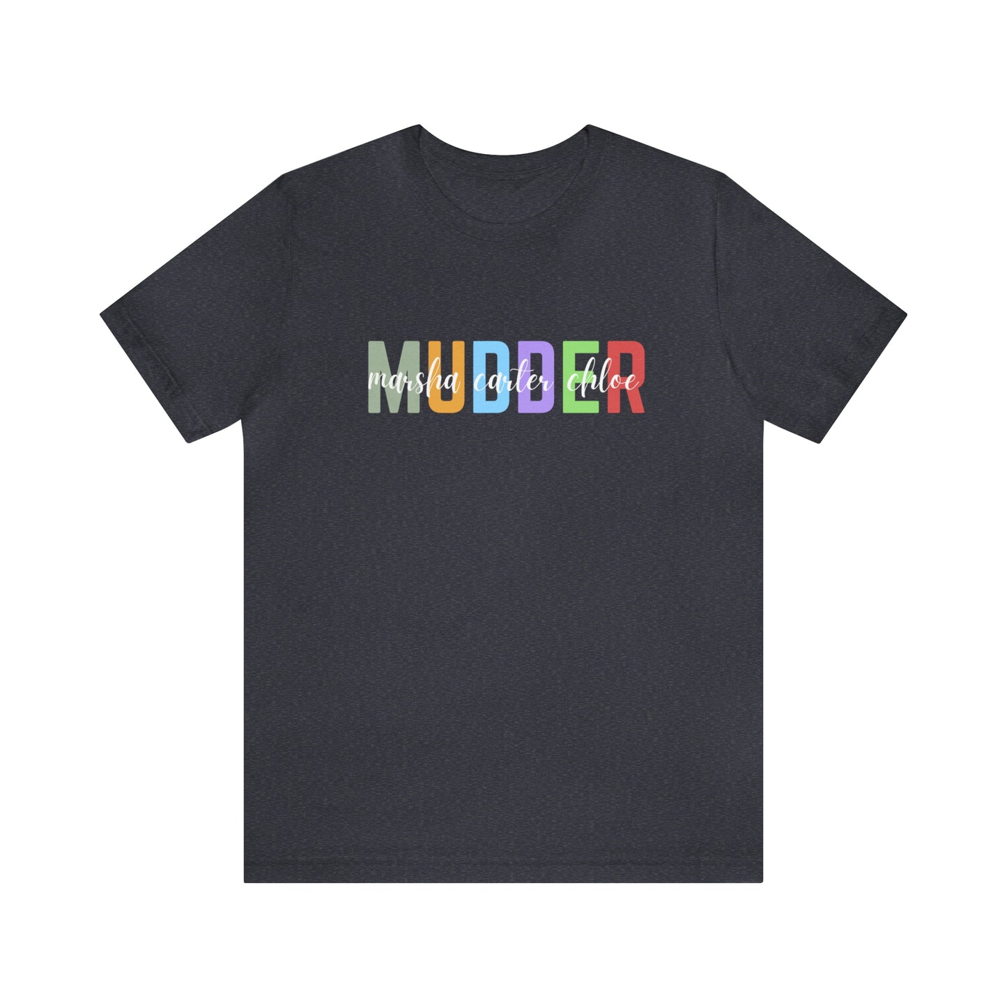 Mudder Personalized T-Shirt with Children's Names