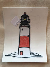 Load image into Gallery viewer, Hand drawn stickers Puffin/Pitcher Plant/Lighthouse