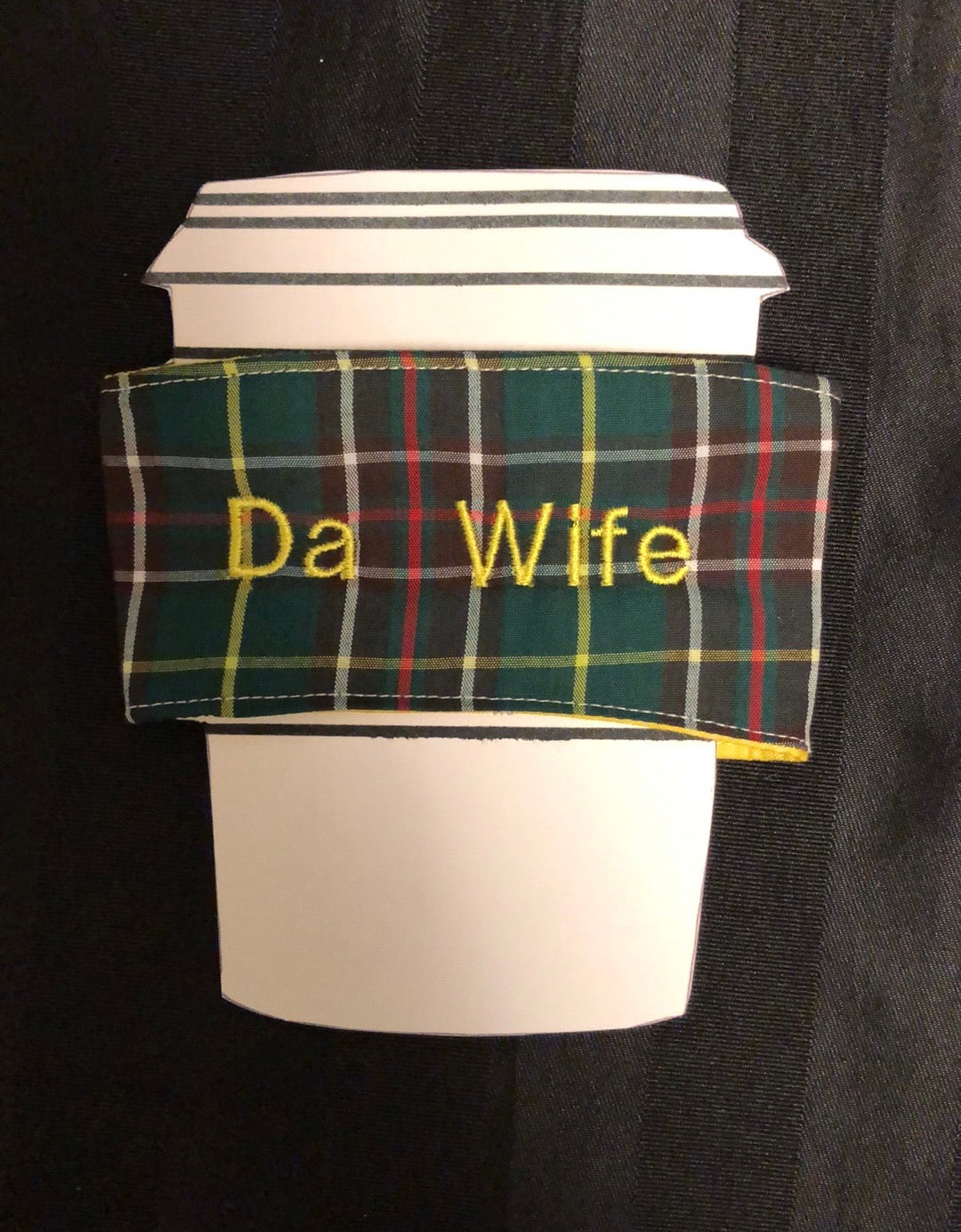 Newfoundland Tartan Coffee Sleeve - Newfie Sayings