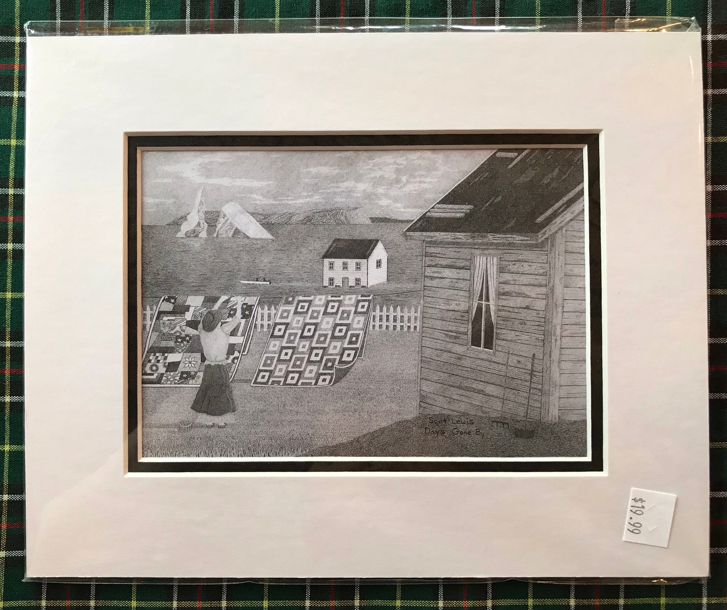 Scot Lewis Pencil Art - 8x10 Matted Prints