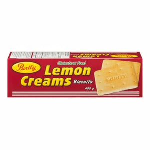 Purity Lemon Cream Biscuits Crackers 400g