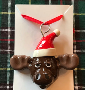 Moose Resin Handmade Ornament - 2 Styles