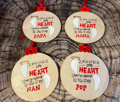 Hand Painted Memory Bulb Ornaments