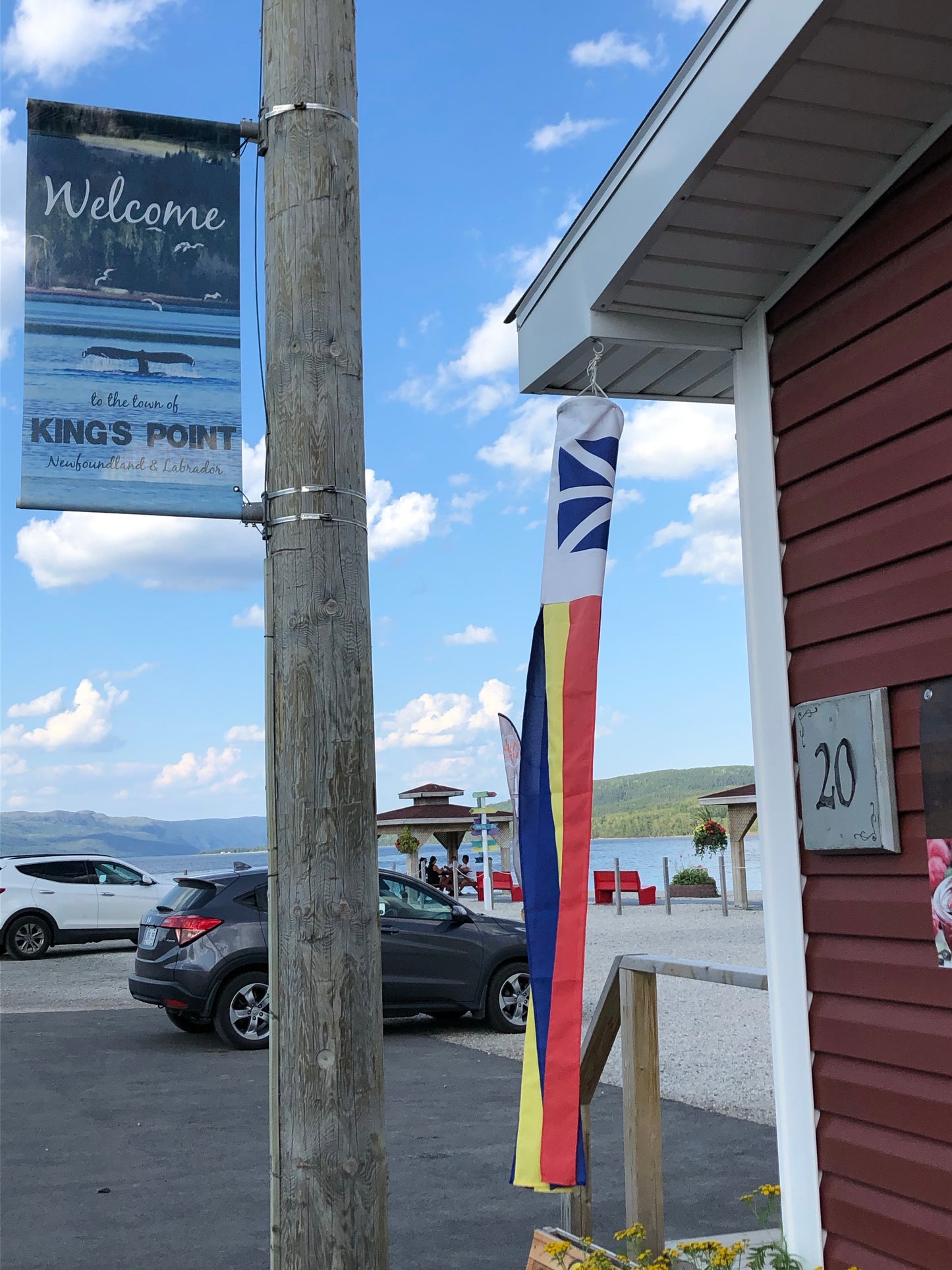 Newfoundland flag windsock