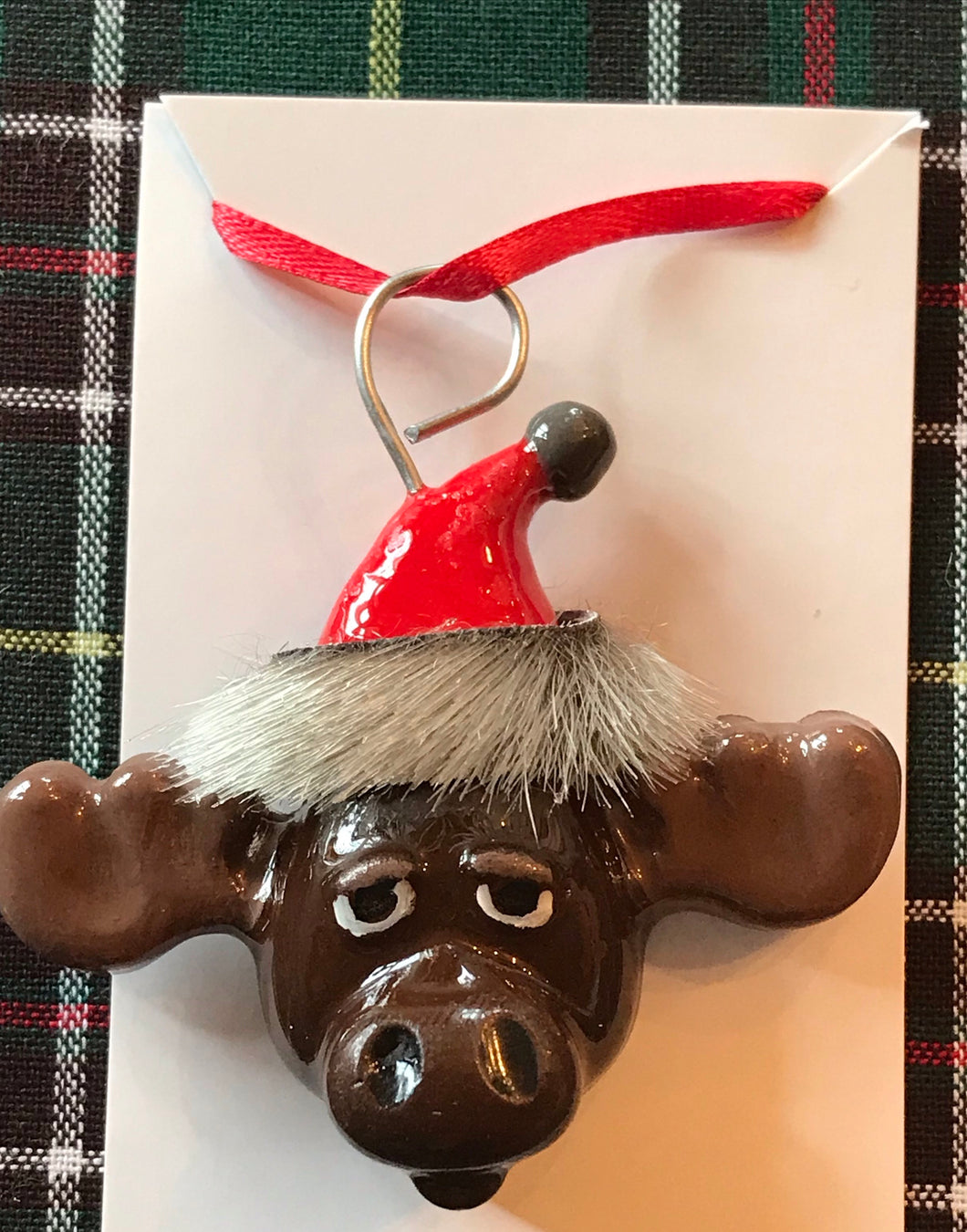 Moose Resin Handmade Ornament (Seal Skin)