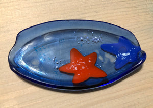 Fused Glass Jewelry Dish 6 Styles