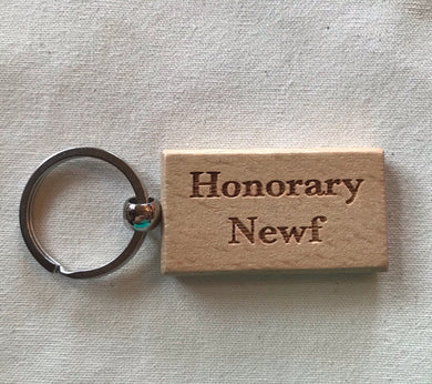 Laser Engraved Keychain - Honorary Newf