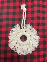 Load image into Gallery viewer, Macrame Christmas Tree Ornament - Round