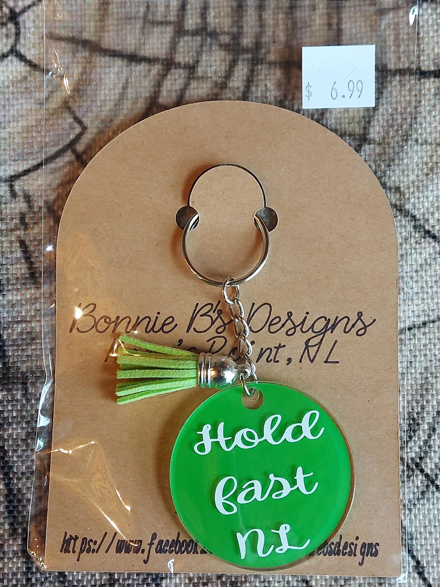 Hold Fast Newfoundland Keychain