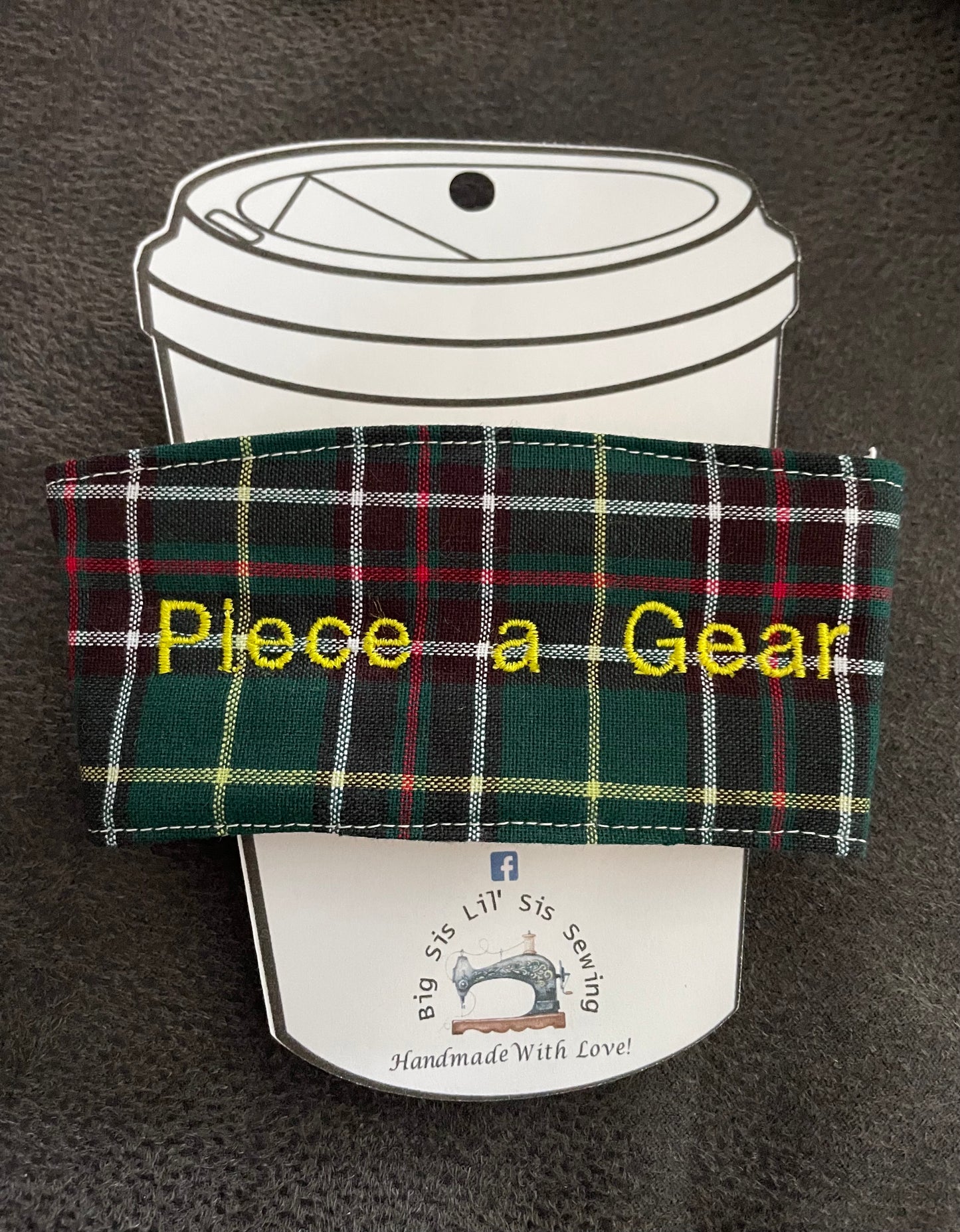 Newfoundland Tartan Coffee Sleeve - Newfie Sayings