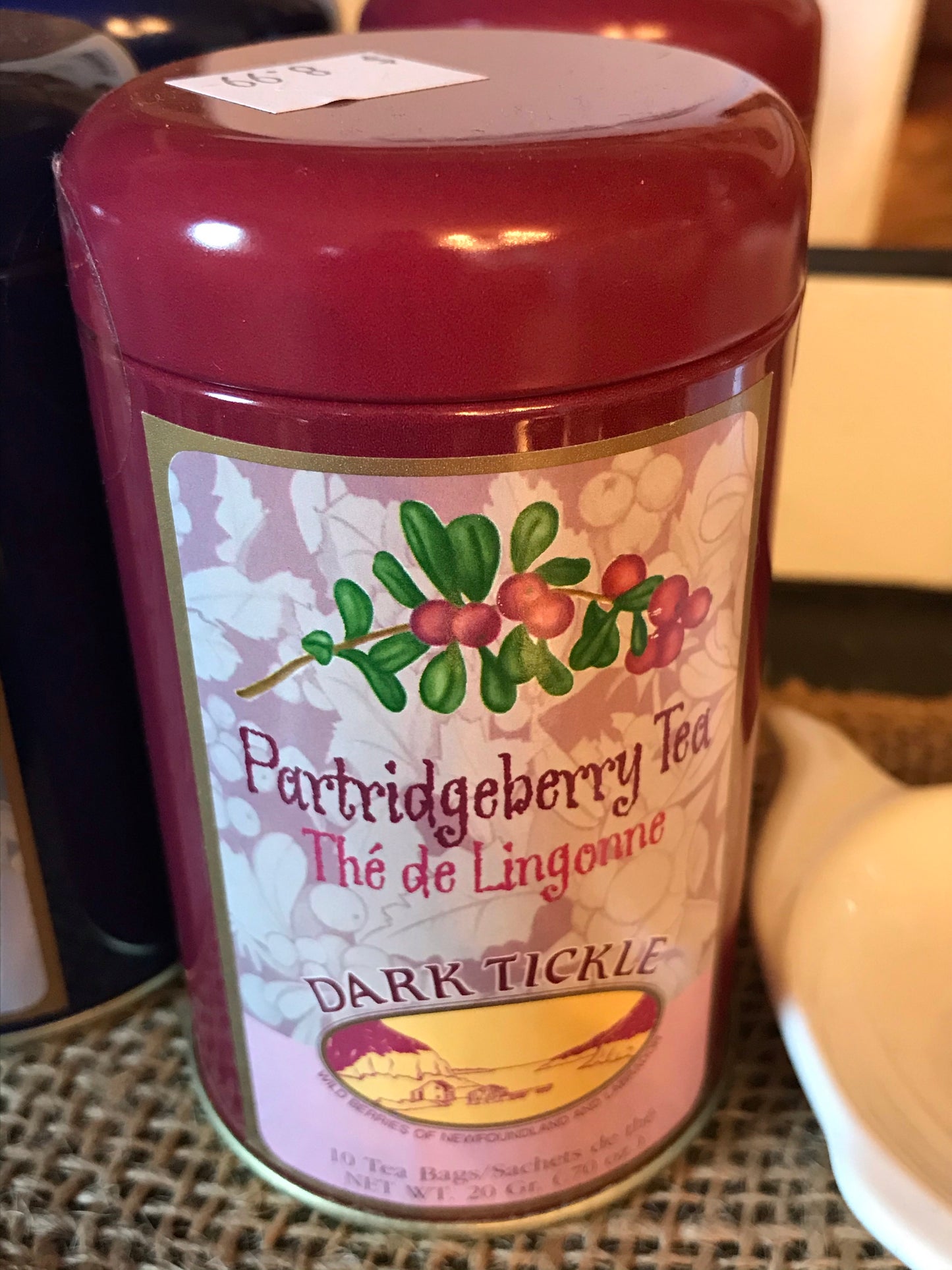 Dark Tickle Flavoured Tea - Blueberry Partridgeberry Bakeapple