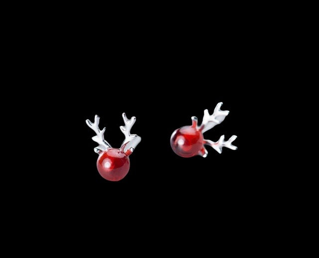 Reindeer Christmas Earrings - 2 Styles