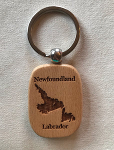 Laser Engraved Keychain - Newfoundland & Labrador