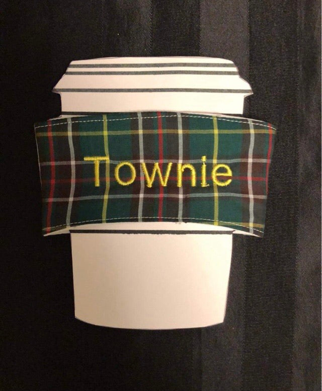 Newfoundland Tartan Coffee Sleeve - Newfie Sayings